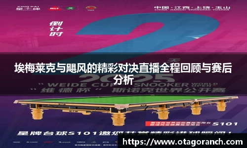 埃梅莱克与飓风的精彩对决直播全程回顾与赛后分析
